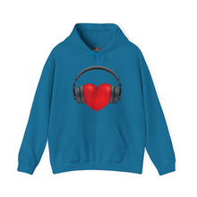Load image into Gallery viewer, Heart Music Heavy Blend Unisex Hoodie