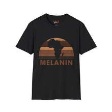 Load image into Gallery viewer, Melanin Half Circle Unisex Softstyle T-Shirt