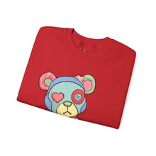 Load image into Gallery viewer, Pink Heart Eye Teddy Bear Sweatshirt