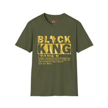 Load image into Gallery viewer, Black King Unisex Softstyle T-Shirt