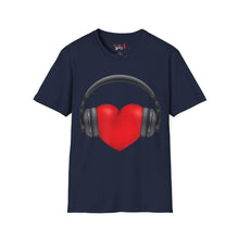 Load image into Gallery viewer, Heart Music Unisex Softstyle T-Shirt