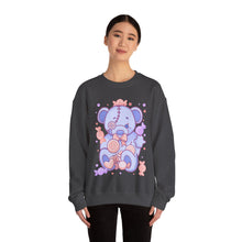 Load image into Gallery viewer, Pastel Baby Blue Teddy Bear Sweatshirt