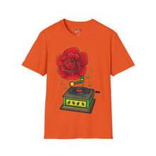 Load image into Gallery viewer, Rose Gramaphone Unisex Softstyle T-Shirt