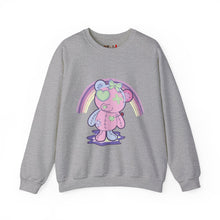 Load image into Gallery viewer, Green Heart Eye Teddy Bear Sweatshirt