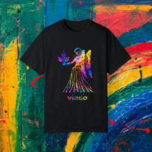 Load image into Gallery viewer, Virgo Watercolor Unisex Garment-Dyed T-shirt