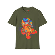 Load image into Gallery viewer, Zipper Mouth Teddy Bear Unisex Softstyle T-Shirt