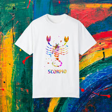 Load image into Gallery viewer, Scorpio Watercolor Unisex Garment-Dyed T-shirt