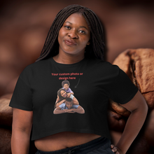 Load image into Gallery viewer, Customizable Women’s crop top