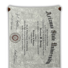 Load image into Gallery viewer, Custom Diploma Blanket
