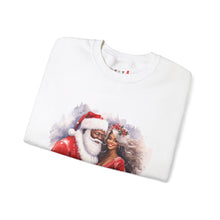 Load image into Gallery viewer, Black Santa 8 Unisex Heavy Blend™ Crewneck Sweatshirt