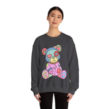 Load image into Gallery viewer, Pink Heart Eye Teddy Bear Sweatshirt