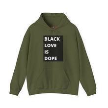 Load image into Gallery viewer, Black Love is Dope Heavy Blend Unisex Hoodie