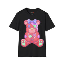 Load image into Gallery viewer, Orange Heart Eye Teddy Bear T-shirt