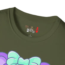 Load image into Gallery viewer, Purple Heart Eye Teddy Bear T-shirt