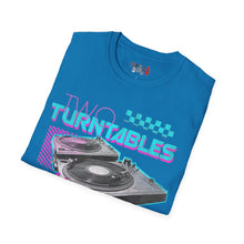 Load image into Gallery viewer, Two Turntables and a Microphone Unisex Softstyle T-Shirt