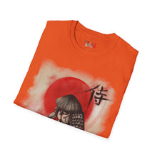 Load image into Gallery viewer, Red Moon Samurai Unisex Softstyle T-Shirt