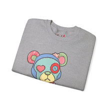 Load image into Gallery viewer, Pink Heart Eye Teddy Bear Sweatshirt