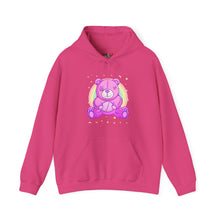 Load image into Gallery viewer, Purple Stitches Teddy Bear Hoodie