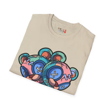 Load image into Gallery viewer, Twin Knife Bears Unisex Softstyle T-Shirt