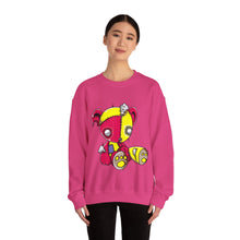 Load image into Gallery viewer, Red Yellow Patches Teddy Bear Sweatshirt