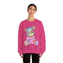 Load image into Gallery viewer, Pink Heart Eye Teddy Bear Sweatshirt