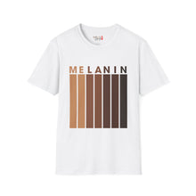 Load image into Gallery viewer, Melanin Vertical Stripes Unisex Softstyle T-Shirt