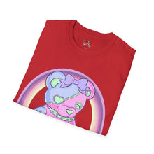 Load image into Gallery viewer, Pastel Pink & Blue Teddy Bear T-shirt