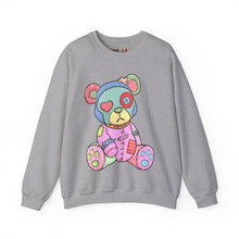 Load image into Gallery viewer, Pink Heart Eye Teddy Bear Sweatshirt
