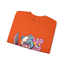 Load image into Gallery viewer, Two Headed Knife Teddy Bear Sweatshirt
