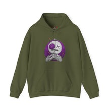 Load image into Gallery viewer, Pinhead Purple Teddy Bear Hoodie