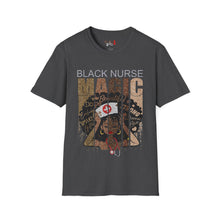 Load image into Gallery viewer, Black Nurse Magic Unisex Softstyle T-Shirt