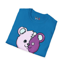Load image into Gallery viewer, Purple Two Tone Teddy Bear T-shirt