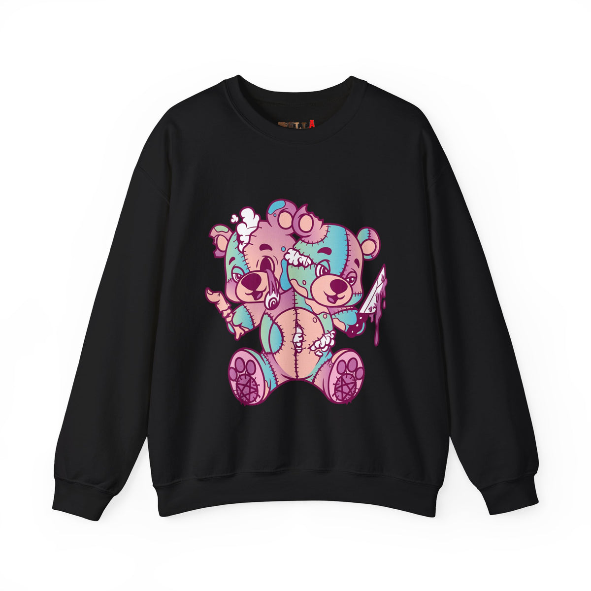 Two Headed Teddy Bear Sweatshirt – Bella Noir