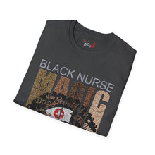 Load image into Gallery viewer, Black Nurse Magic Unisex Softstyle T-Shirt