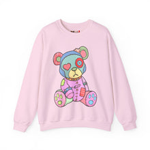 Load image into Gallery viewer, Pink Heart Eye Teddy Bear Sweatshirt