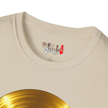 Load image into Gallery viewer, Melting Gold Record Unisex Softstyle T-Shirt