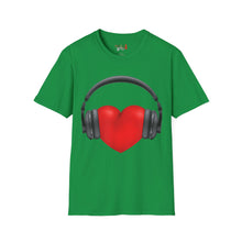 Load image into Gallery viewer, Heart Music Unisex Softstyle T-Shirt