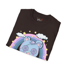 Load image into Gallery viewer, Pastel Rainbow Teddy Bear T-shirt