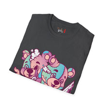 Load image into Gallery viewer, Evil Twin Knife Bear Unisex Softstyle T-Shirt