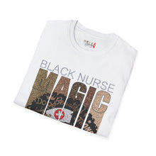 Load image into Gallery viewer, Black Nurse Magic Unisex Softstyle T-Shirt