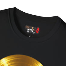 Load image into Gallery viewer, Melting Gold Record Unisex Softstyle T-Shirt