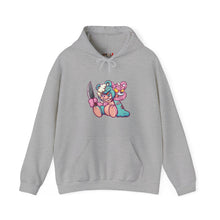 Load image into Gallery viewer, Two Headed Knife Teddy Bear Hoodie