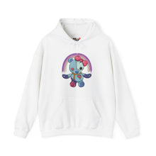 Load image into Gallery viewer, Rainbow Missing Eye Teddy Bear Hoodie
