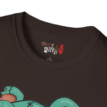 Load image into Gallery viewer, Evil Patched Teddy Bear Unisex Softstyle T-Shirt