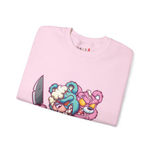 Load image into Gallery viewer, Two Headed Knife Teddy Bear Sweatshirt