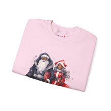 Load image into Gallery viewer, Black Santa 11 Unisex Heavy Blend™ Crewneck Sweatshirt