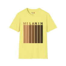 Load image into Gallery viewer, Melanin Vertical Stripes Unisex Softstyle T-Shirt