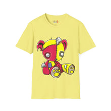 Load image into Gallery viewer, Red & Yellow Teddy Bear Unisex Softstyle T-Shirt