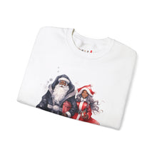 Load image into Gallery viewer, Black Santa 11 Unisex Heavy Blend™ Crewneck Sweatshirt