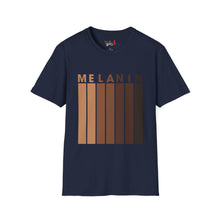 Load image into Gallery viewer, Melanin Vertical Stripes Unisex Softstyle T-Shirt